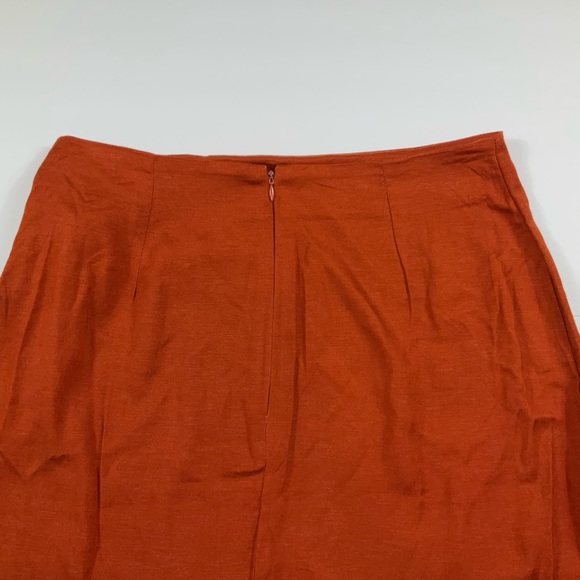 Jason Wu Women Brown & Cream Crop Top & Wrap Midi Skirt Set Size 10 MSRP $325 - Picture 7 of 10